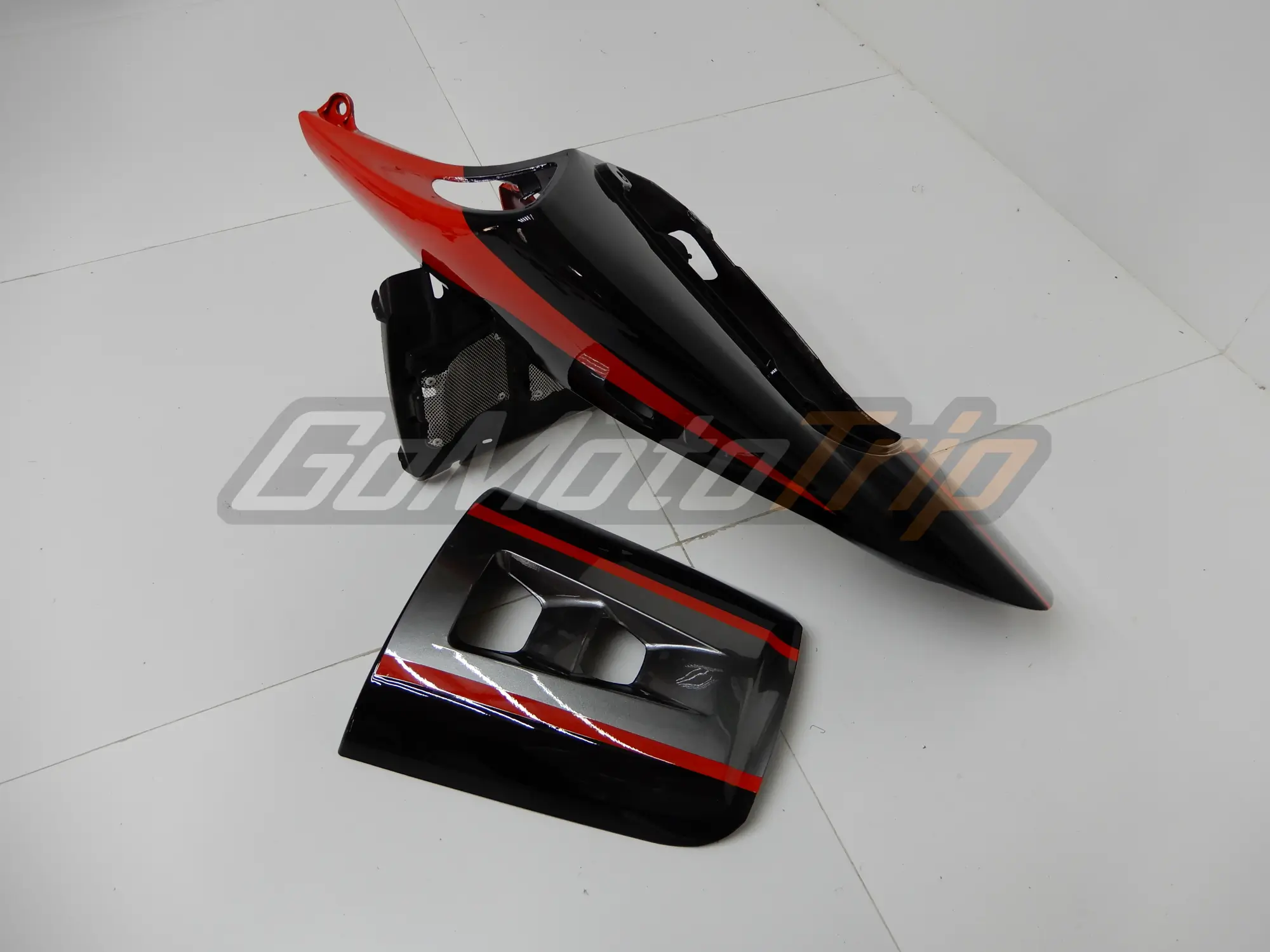 Best 2006-2007 Honda CBR1000RR Black Grey HRC Fairing - GoMotoTrip