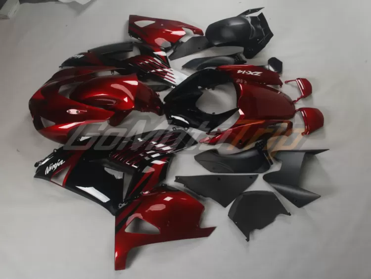 2006-2011-Kawasaki-Ninja-ZX-14R-Black-Red-Fairing-7