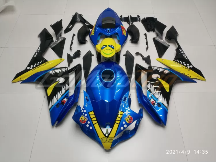 2007 2008 Yamaha Yzf R1 Rossi Shark Fairing