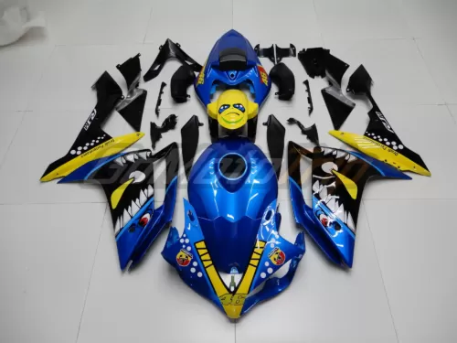 2007 2008 Yamaha Yzf R1 Rossi Shark Fairing2 1