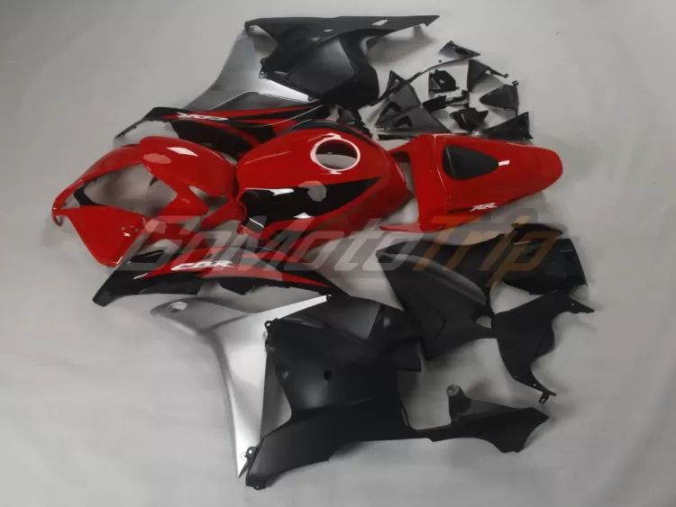 2009-2012-Honda-CBR600RR-Black-Red-Silver-Fairing-7