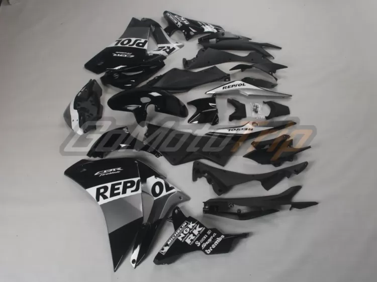 2011-2015-Honda-CBR250R-Black-REPSOL-Fairing-7