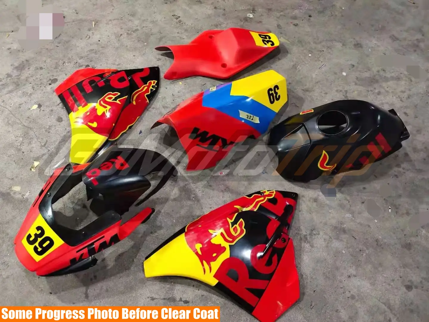 Ktm Rc390 2015 2021 Red Bull Race Fairing 1