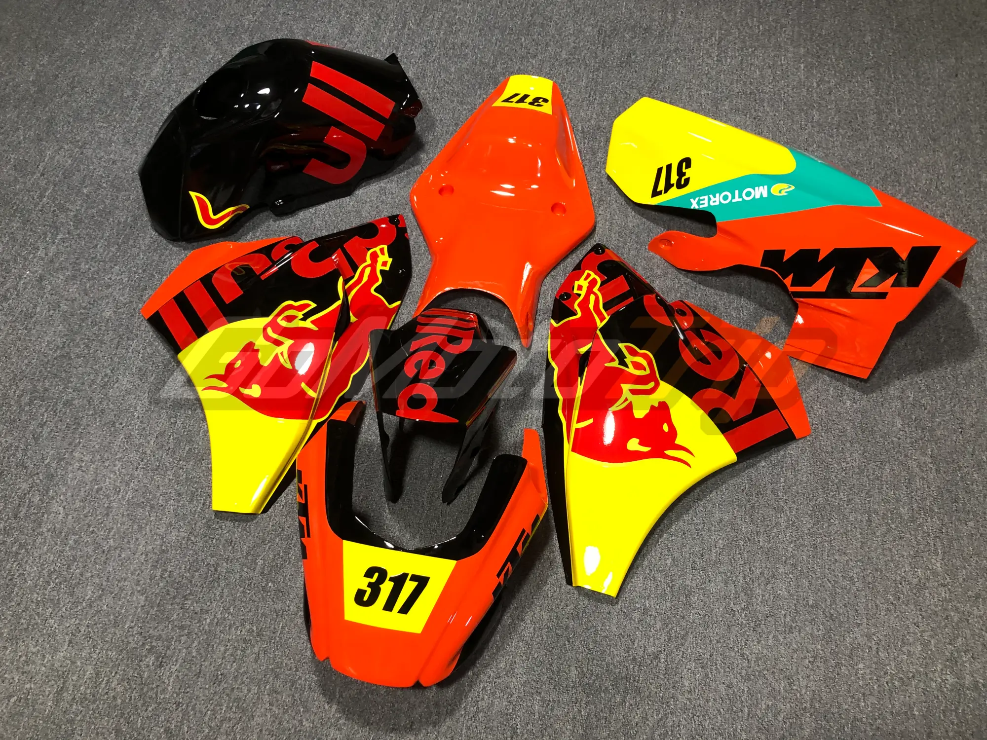 Ktm Rc390 2015 2021 Red Bull Race Fairing2 2 - Gomototrip KTM RC390 2015-2021 Red Bull Race Fairing2 2