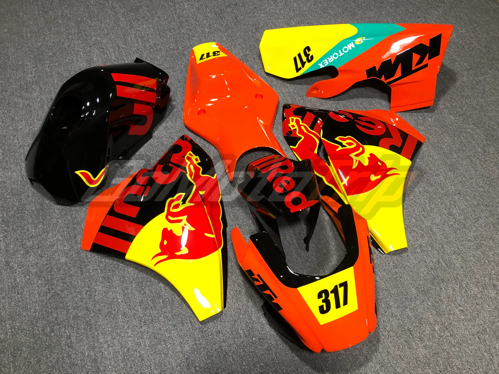 Ktm Rc390 2015 2021 Red Bull Race Fairing2 3 - Gomototrip KTM RC390 2015-2021 Red Bull Race Fairing2 3