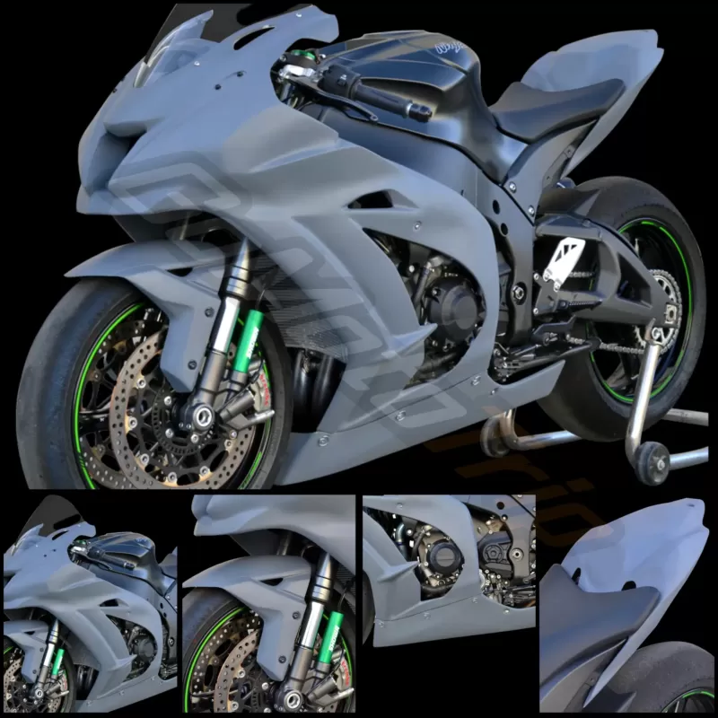 Kawasaki-Ninja-ZX-10R-2016-2020-Race-Bodywork-On-Bike