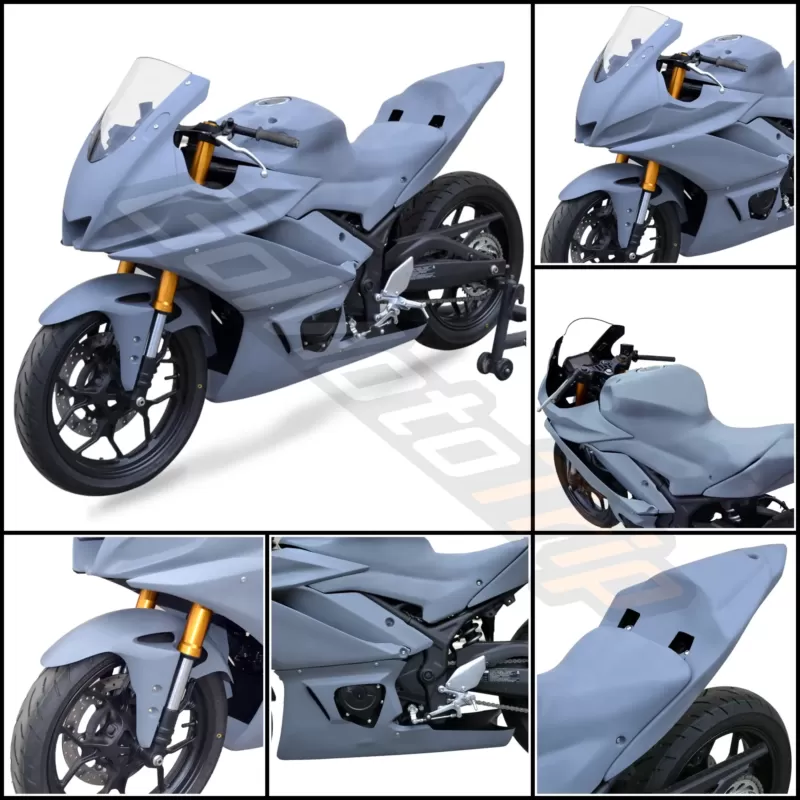 Yamaha-YZF-R3-2019-2021-Race-Bodywork-On-Bike
