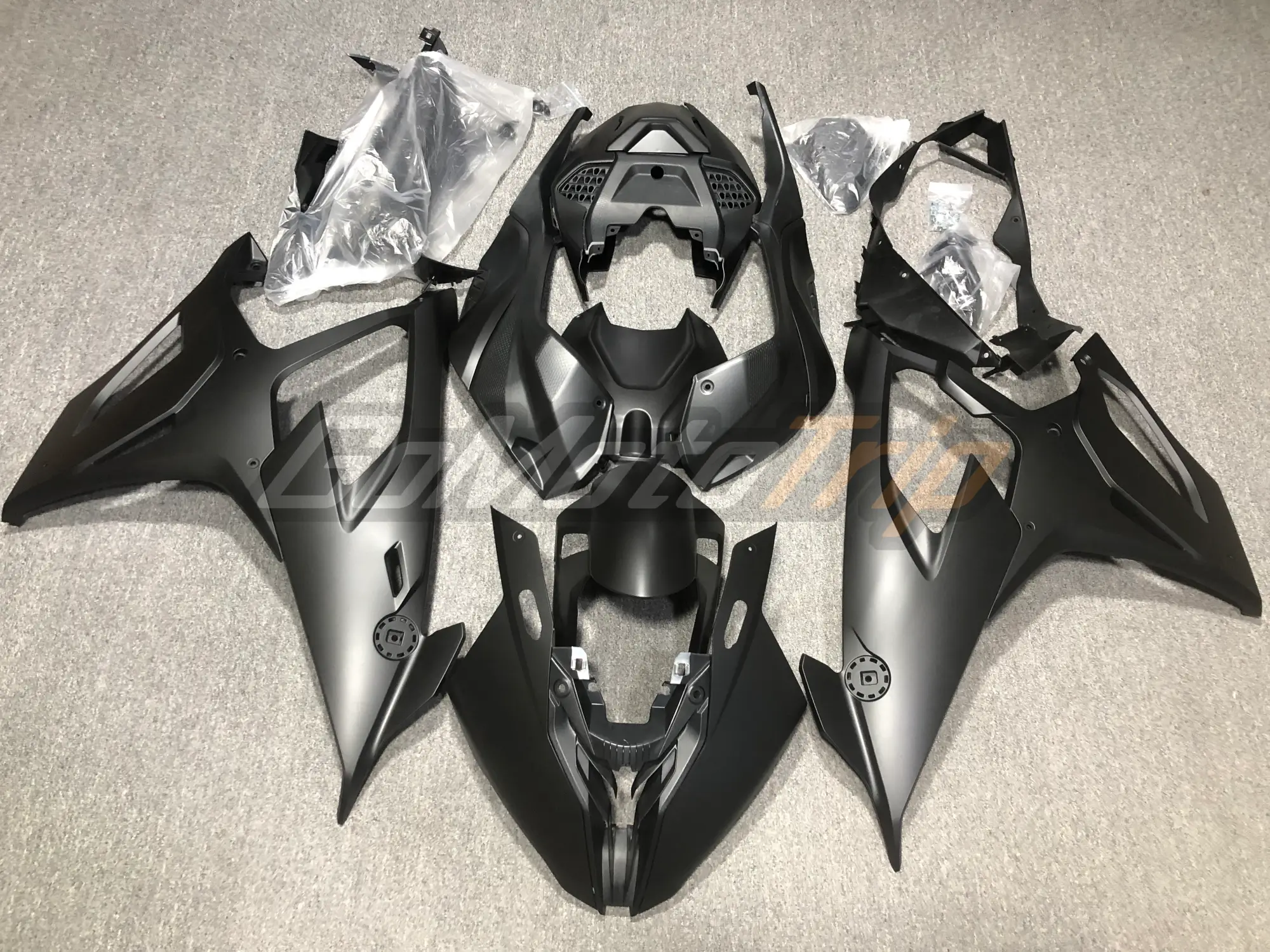 2019 2022 Bmw S1000rr Matte Black Fairing 1