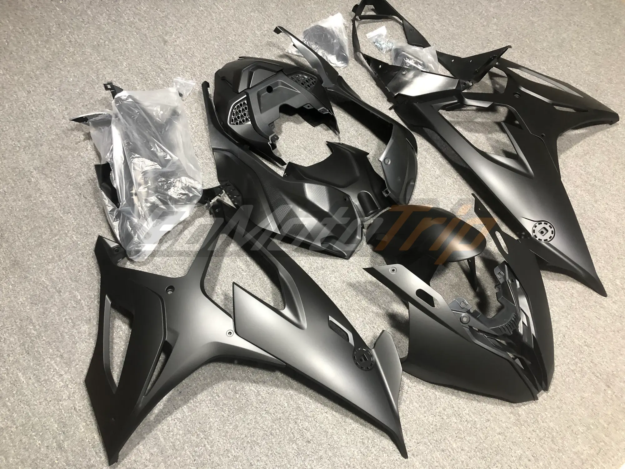 2019 2022 Bmw S1000rr Matte Black Fairing 3