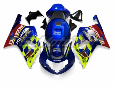 2002 Suzuki Gsx R600 Telefonica Movistar Fairing Kit 1 - Gomototrip 2002 Suzuki GSX-R600 Telefonica Movistar Fairing Kit 1