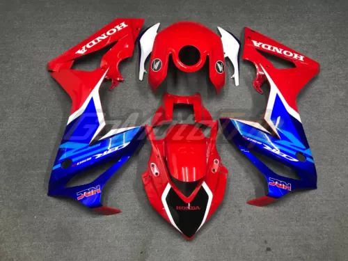 2019 2022 Honda Cbr650r Grand Prix Red Tricolor Fairing Kit 1