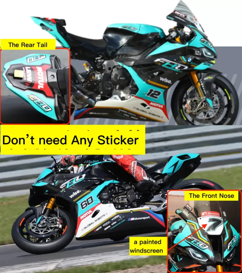 2019 2022 Bmw S1000rr Fho Racing Livery Fairing 4