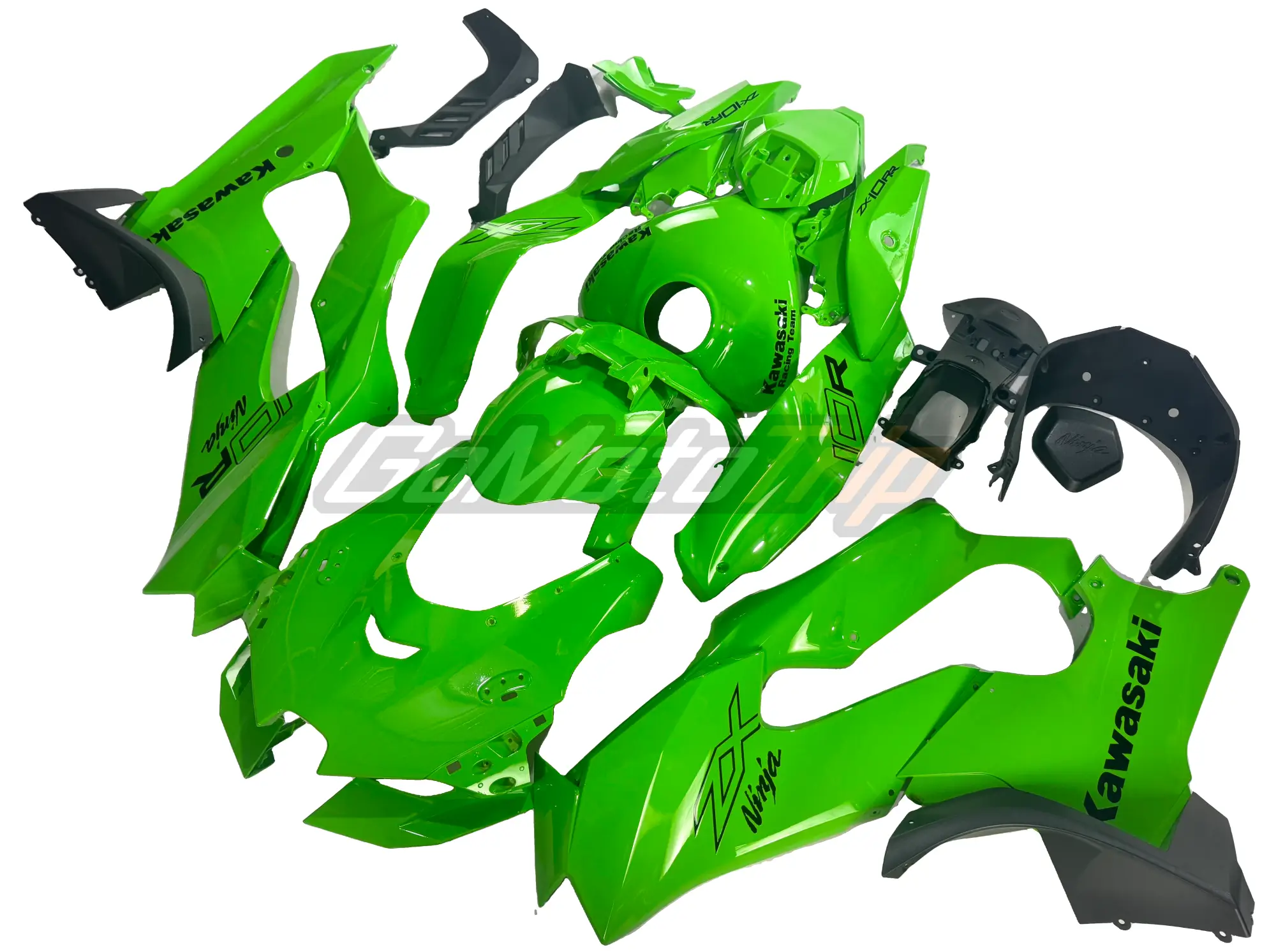 2021 2025 Kawasaki Ninja Zx 10R Lime Green Fairing 2 - Gomototrip 2021-2025 Kawasaki Ninja ZX-10R Lime Green Fairing 2