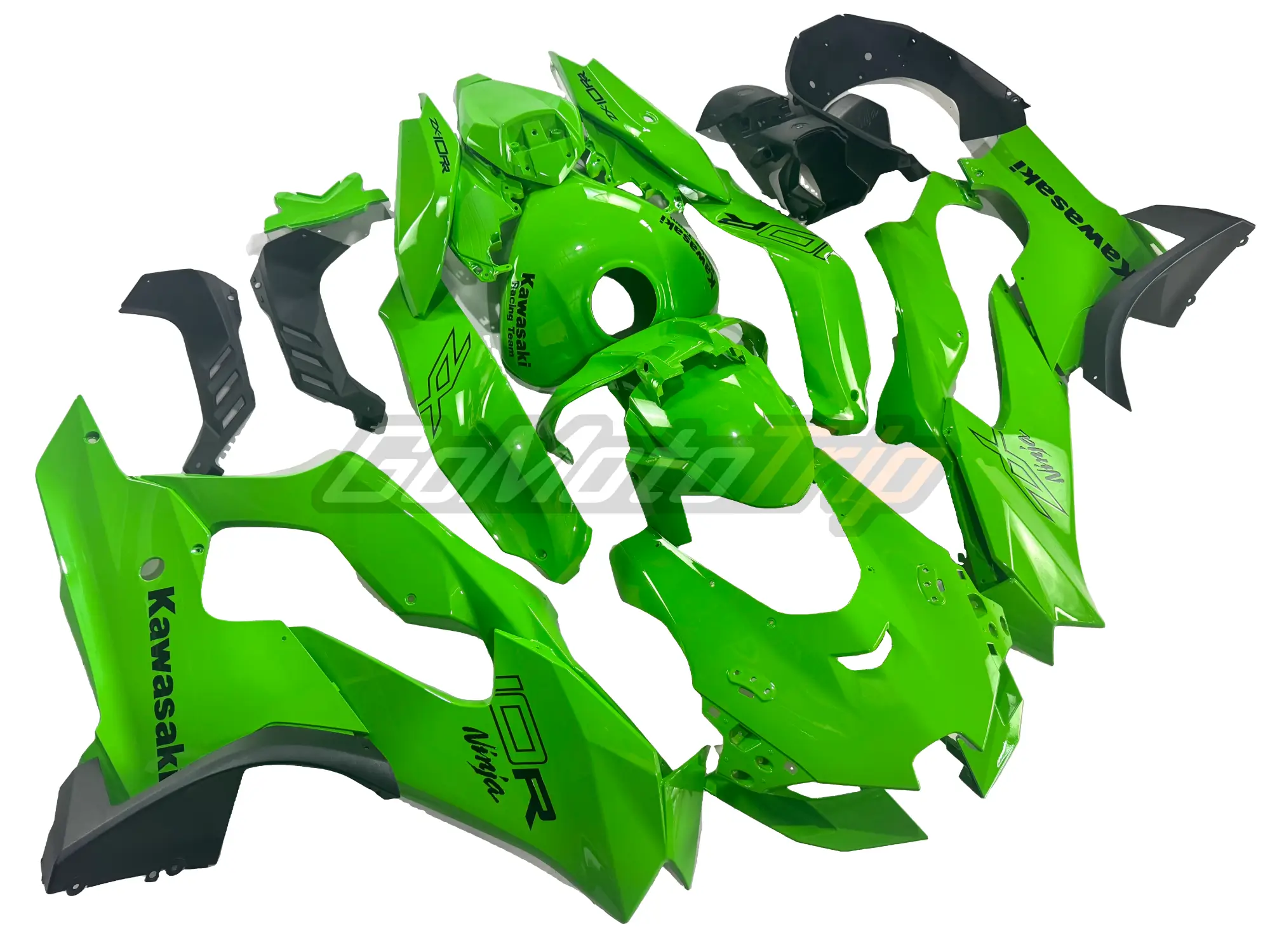 2021 2025 Kawasaki Ninja Zx 10R Lime Green Fairing 3 - Gomototrip 2021-2025 Kawasaki Ninja ZX-10R Lime Green Fairing 3