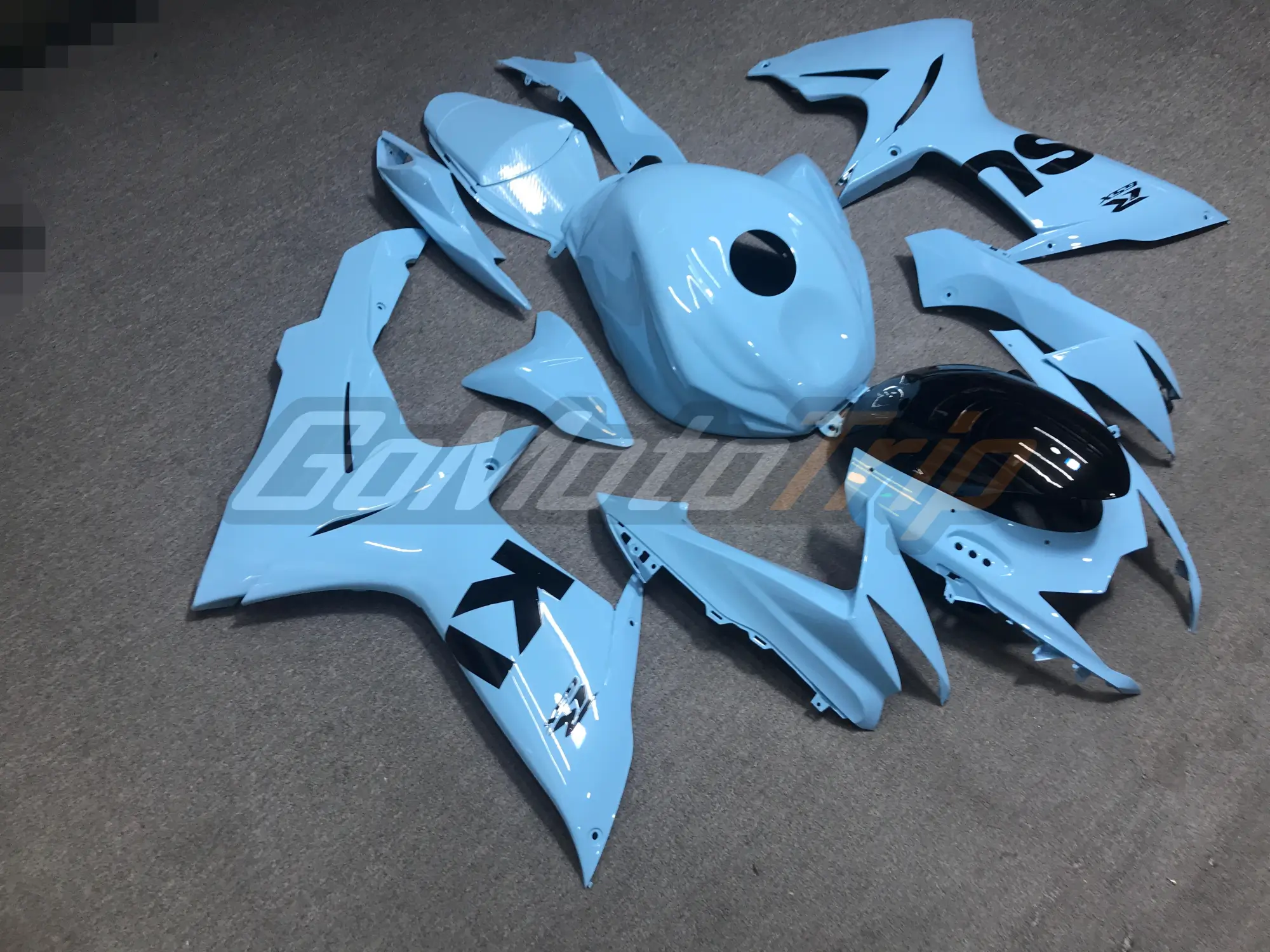 thumbnail image 2 of Genuine OEM Suzuki YSF Blue Left Side Main Fairing For 2017-2018 GSXR 600/750 - 94460-14J90-YSF 2 of 6