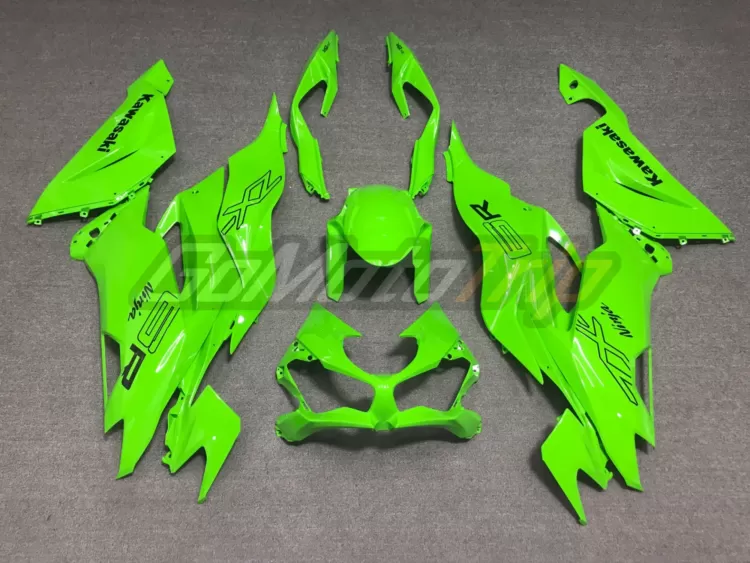 2019 2023 Kawasaki Ninja Zx 6r Lime Green Fairing 1