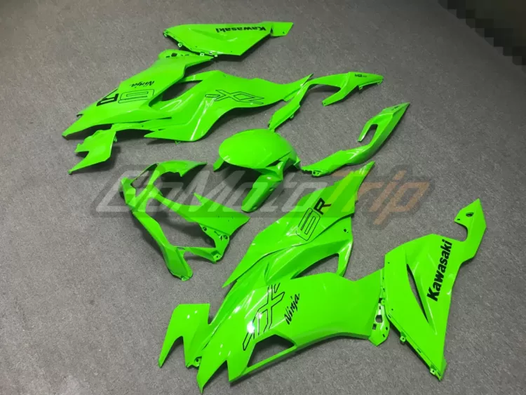 2019 2023 Kawasaki Ninja Zx 6r Lime Green Fairing 2