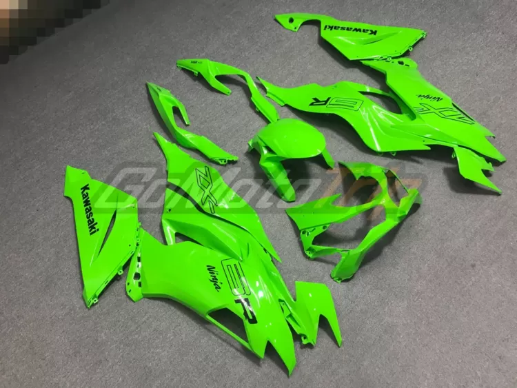 2019 2023 Kawasaki Ninja Zx 6r Lime Green Fairing 3