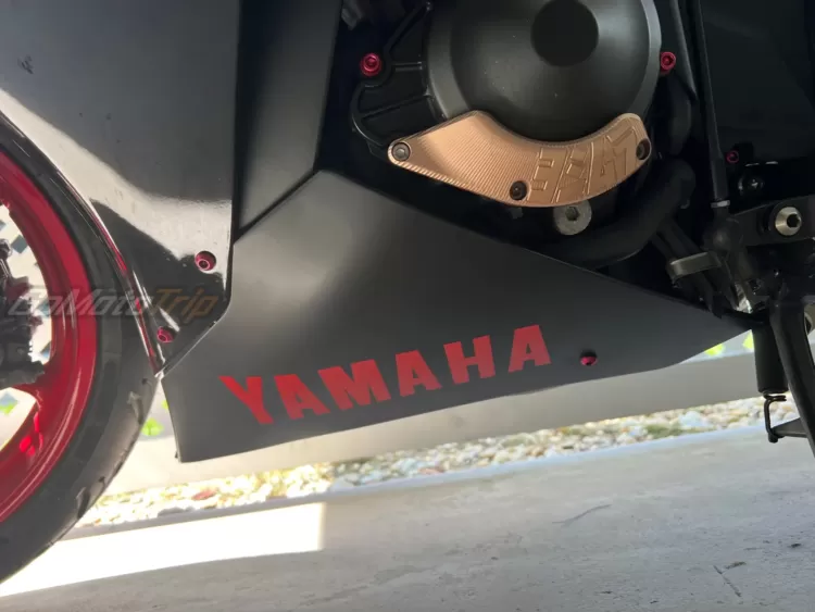 Rider Review 144425 Patrick 2012 2014 Yamaha Yzf R1 Black Fairing 7