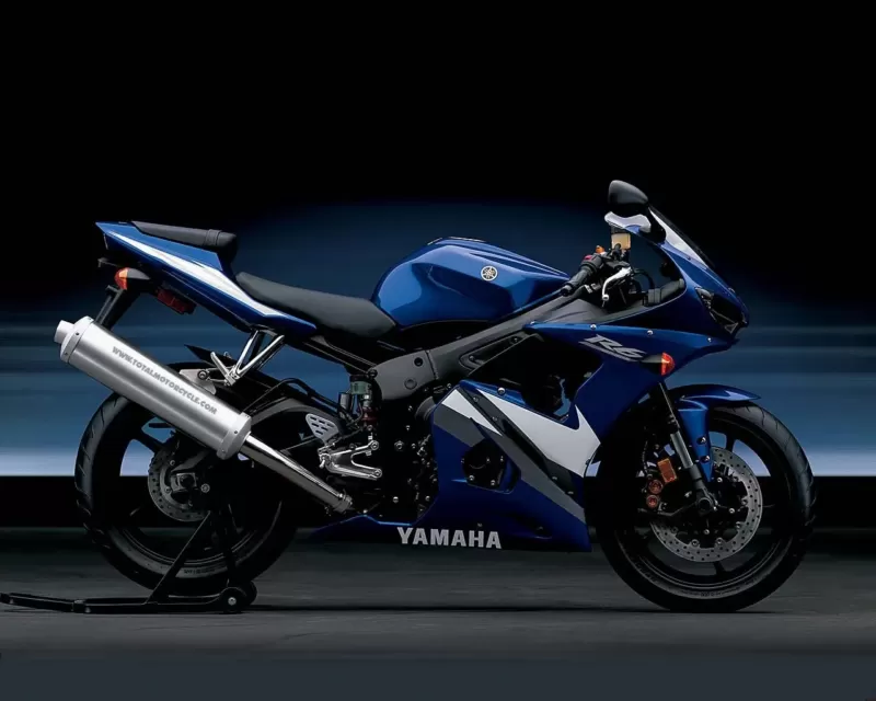2003 2005 Yamaha Yzf R6 Blue 1