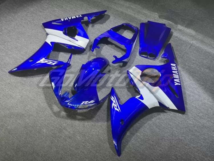 2003 2005 Yamaha Yzf R6 Blue Fairing 2