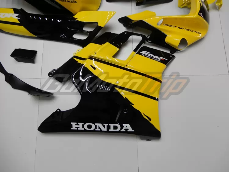 1991 1994 Honda Cbr600f2 Black Yellow Fairing 12