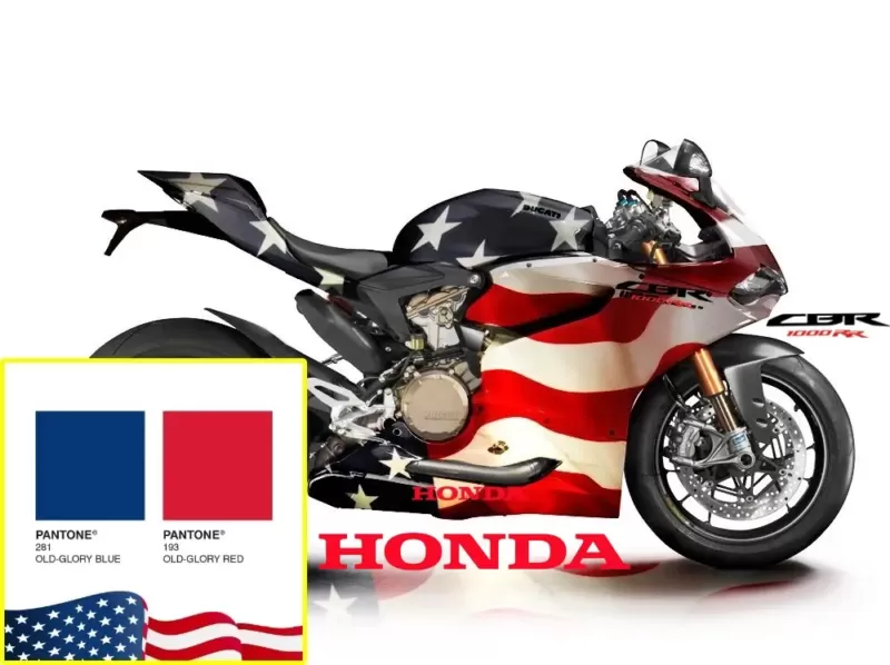 2017 2023 Honda Cbr1000rr American Flag Fairing 14