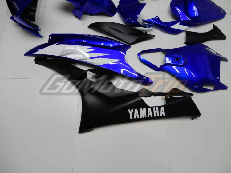 2006 2007 Yamaha Yzf R6 Blue Black Fairing 9