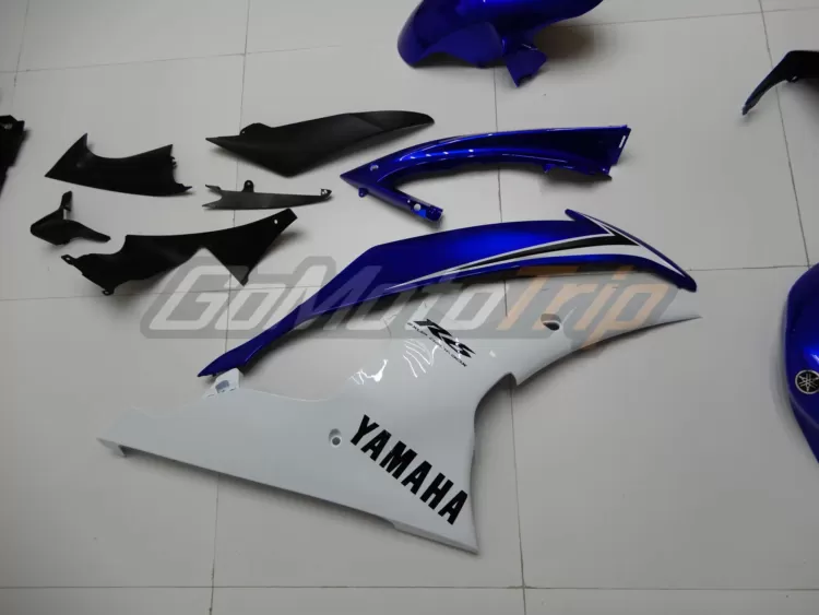 2008 2016 Yamaha Yzf R6 Blue White Fairing 15