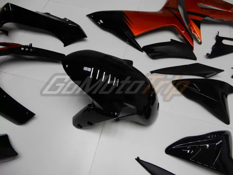 2011 2023 Suzuki Gsx R750 600 Black Orange Fairing 8