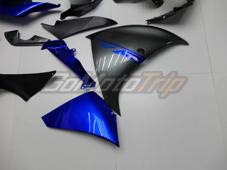 2012 2014 Yamaha Yzf R1 Blue Gray Fairing 10