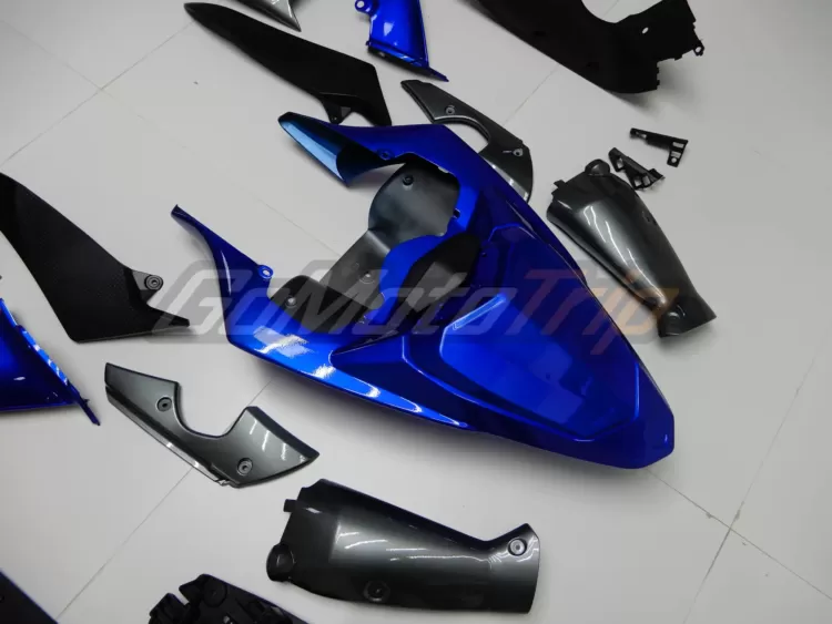 2012 2014 Yamaha Yzf R1 Blue Gray Fairing 16