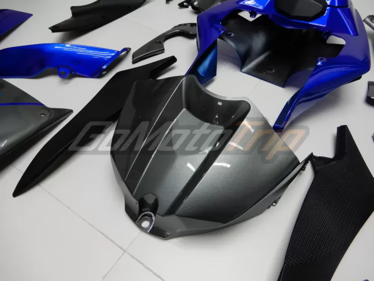 2012 2014 Yamaha Yzf R1 Blue Gray Fairing 8
