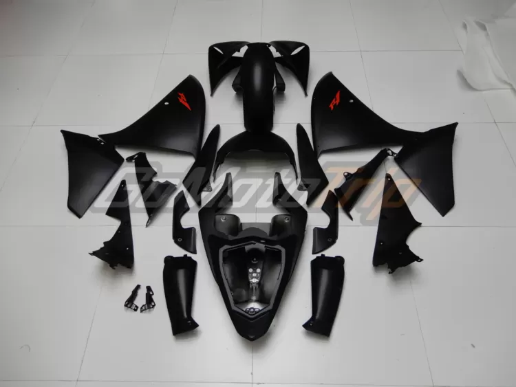 2012 2014 Yamaha Yzf R1 Matte Black Fairing 6