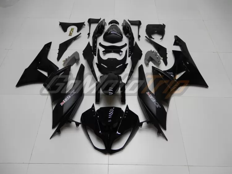 2012 Kawasaki Ninja Zx 6r Black Fairing 1