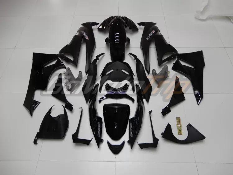 2012 Kawasaki Ninja Zx 6r Black Fairing 6