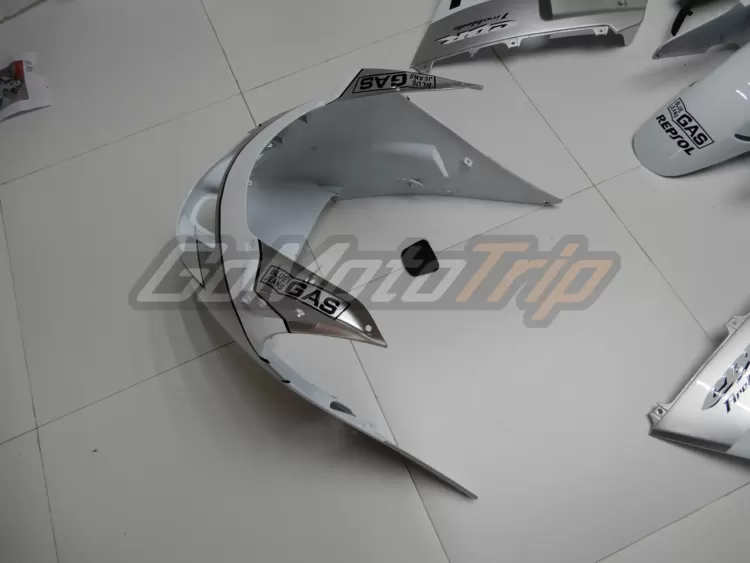 Cbr1100xx Blackbird Silver White Repsol Fairing 8