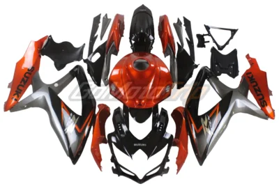 2008-2010 Suzuki K8 Black Orange Fairing 1