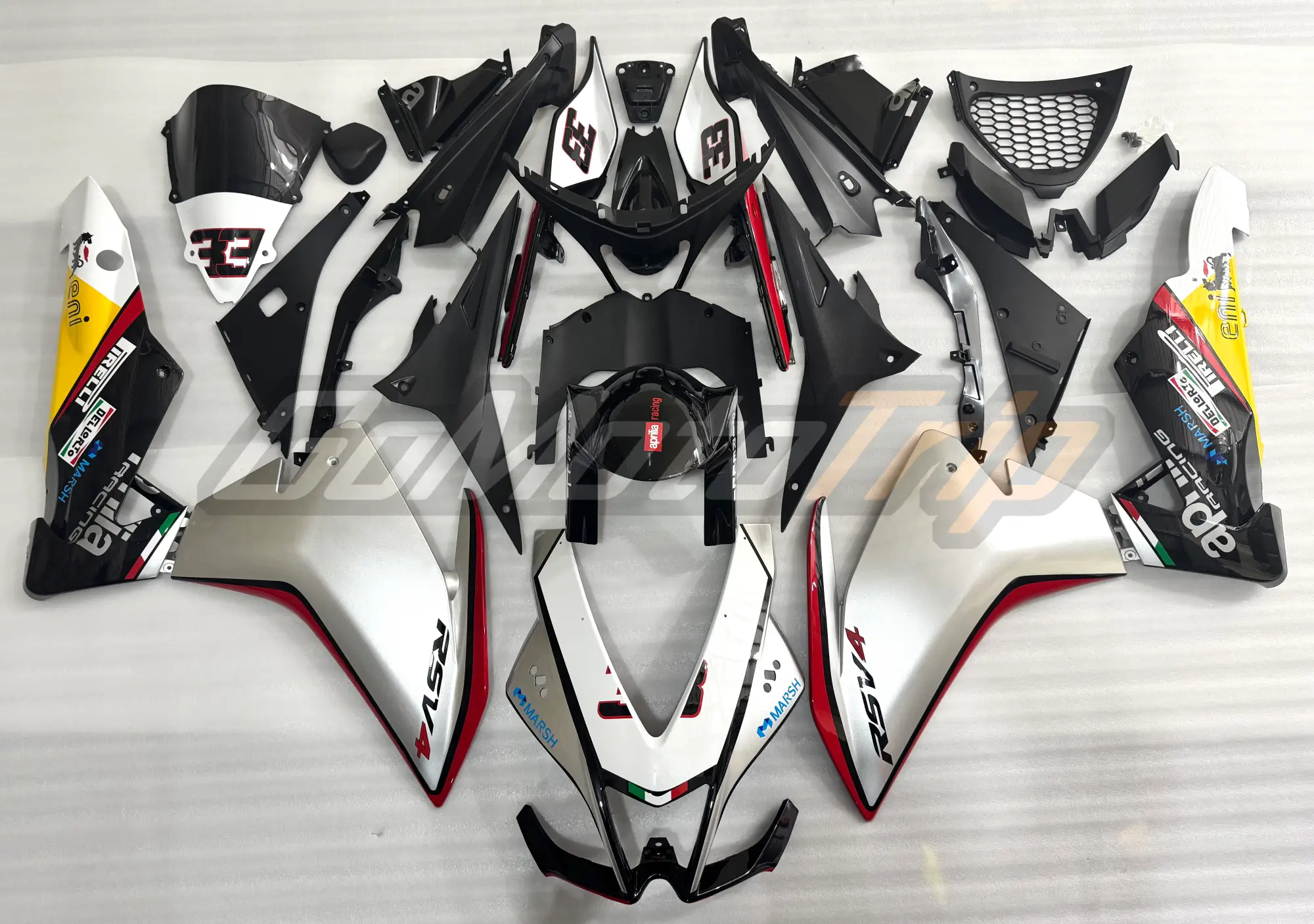 2009-2015 Aprilia RSV4 2014 WSBK Fairing Editions 1
