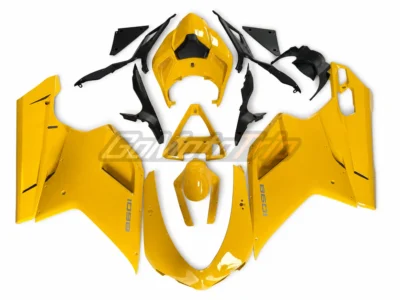 Ducati 1098 Yellow Fairing Kit 1 - Gomototrip Ducati 1098 Yellow Fairing Kit 1