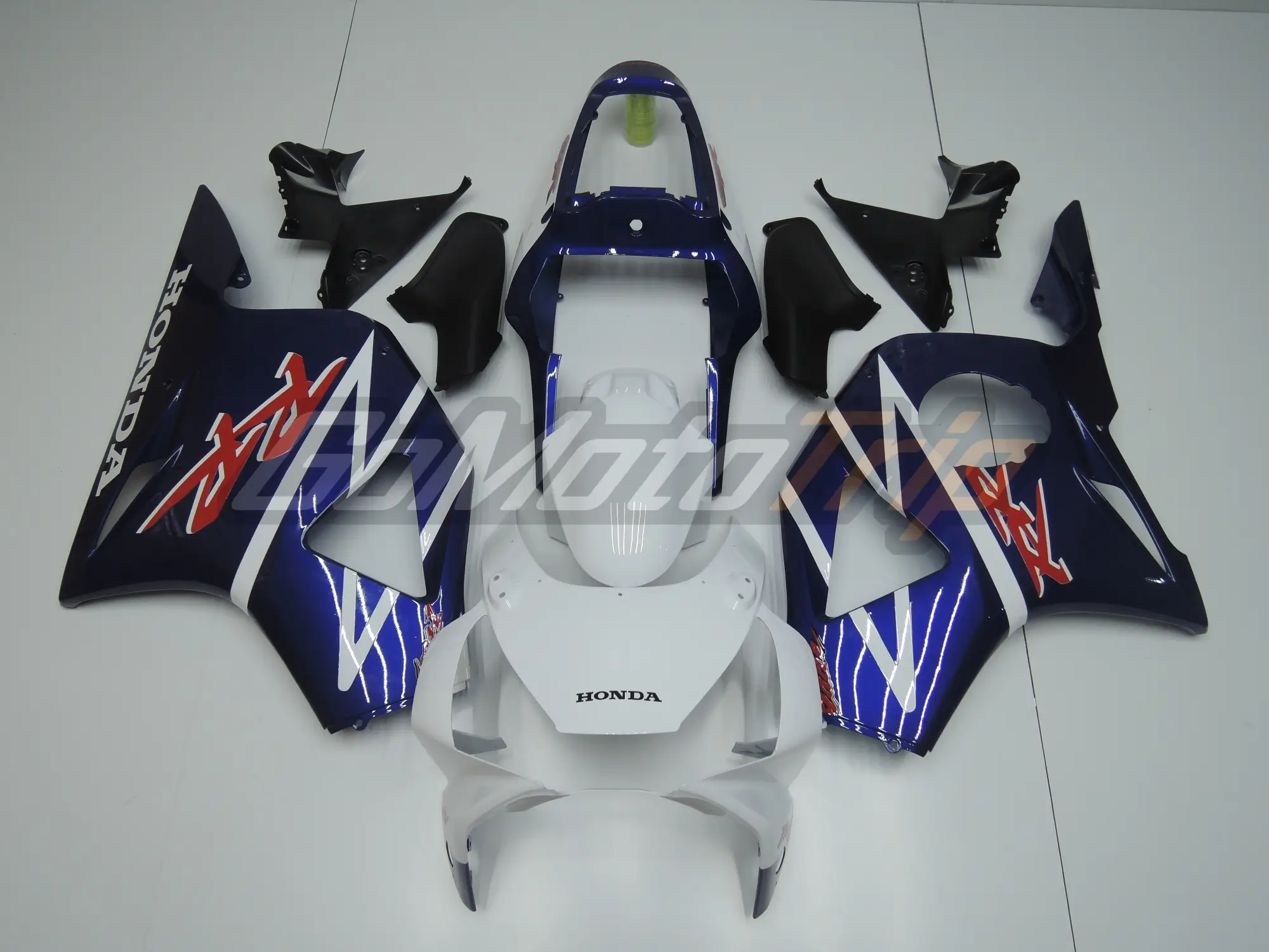 Cupolino Per Moto Street Double Bubble In ABS Nero Per Honda CBR954RR CBR 954RR (2002-2003) - Parabrezza Fumè, Sostituzione Diretta