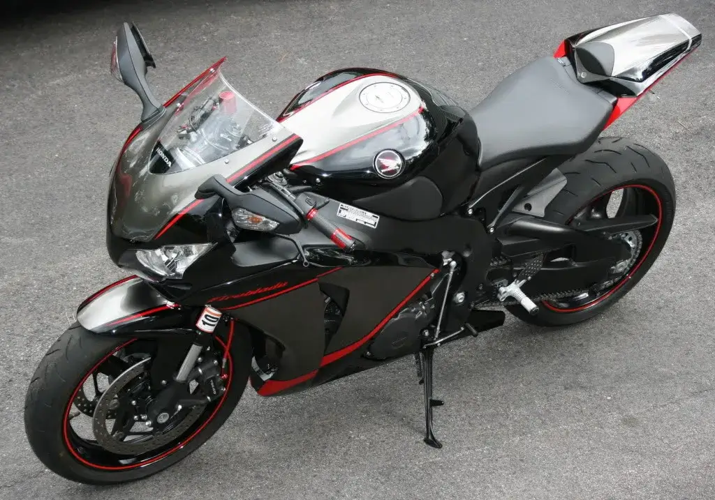 2008-2011 Honda CBR1000RR Black Gray Fairing 14