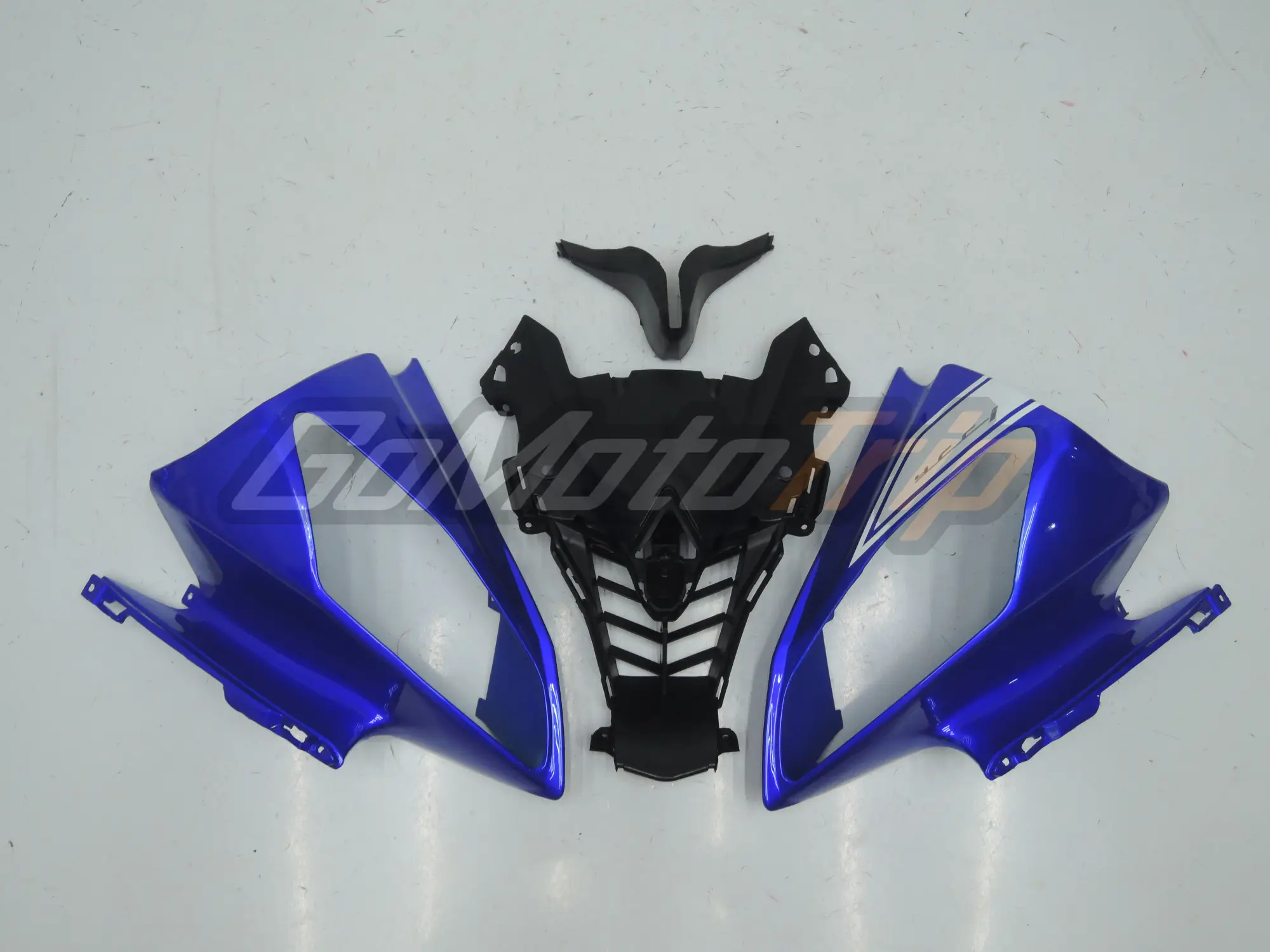 NT FAIRING ABS Plastic Bodywork Kit For Yamaha YZF R6 (2008-2016) – Blue Black White (USA Stock)