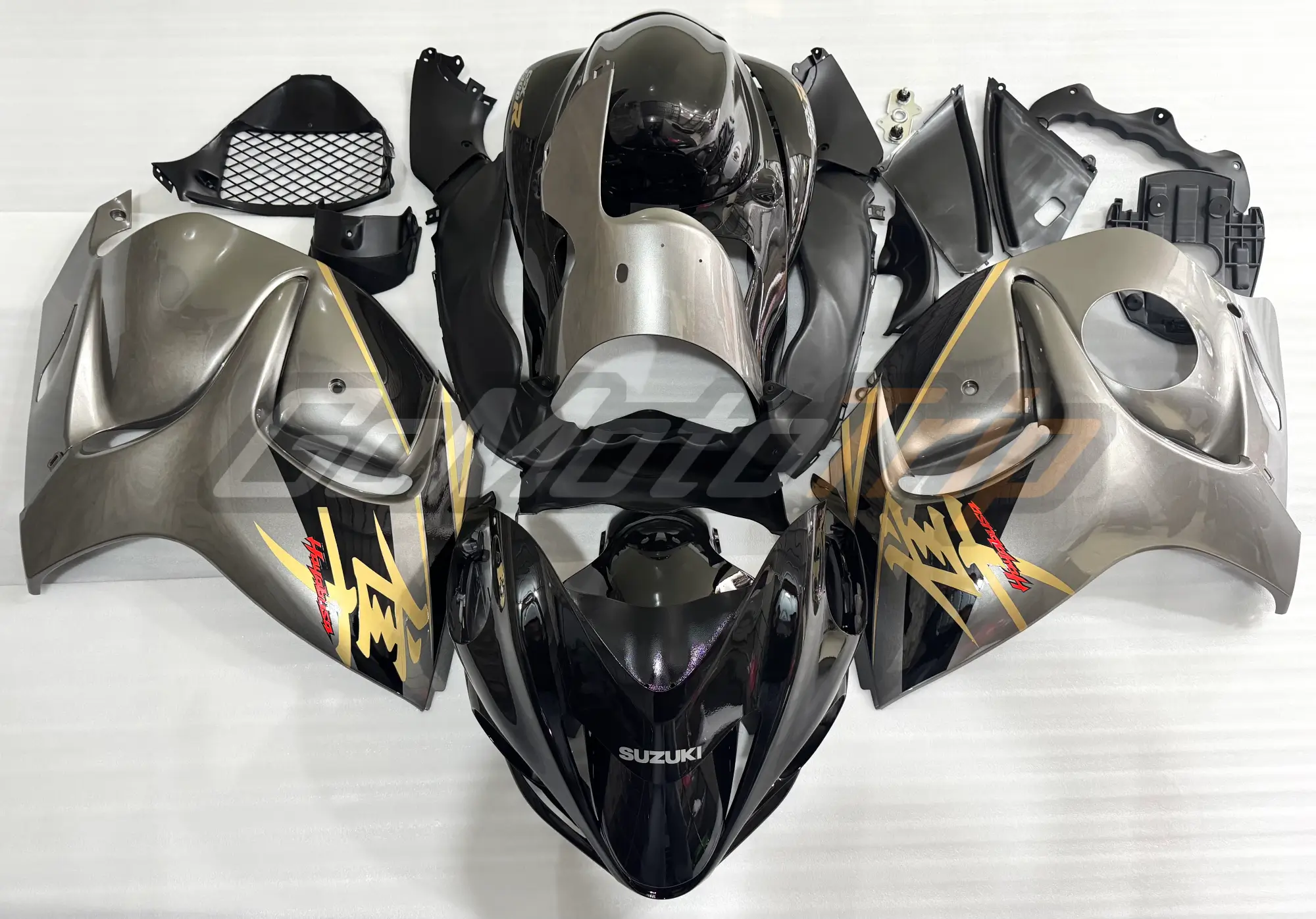 2016 Suzuki Hayabusa Black Gray Fairing2 1