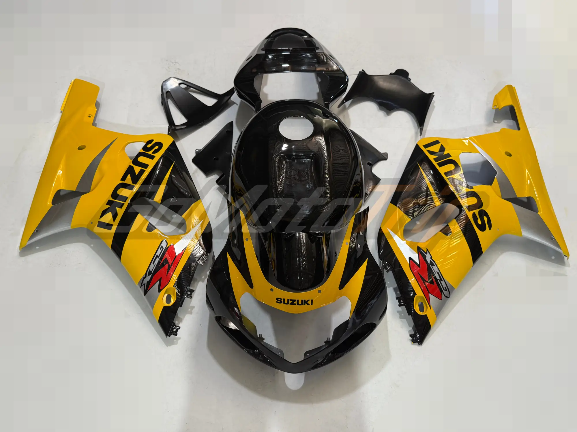 2000-2003 Suzuki GSX-R600 Yellow Fairing 1