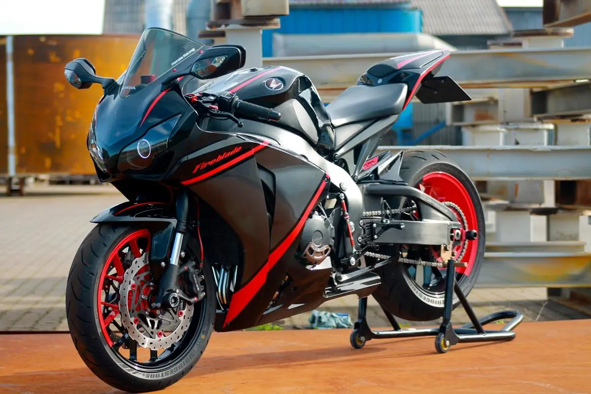2008-2011 Honda CBR1000RR Black Gray Fairing2 9