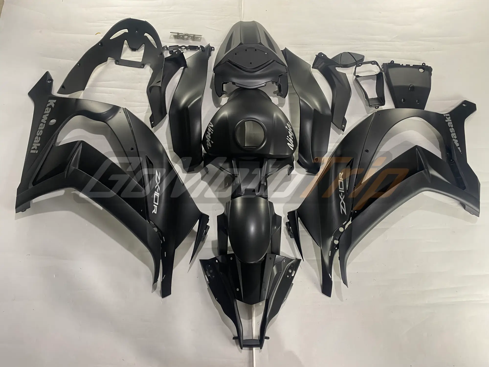2011-2015 Kawasaki Ninja ZX-10R Black Fairing 1