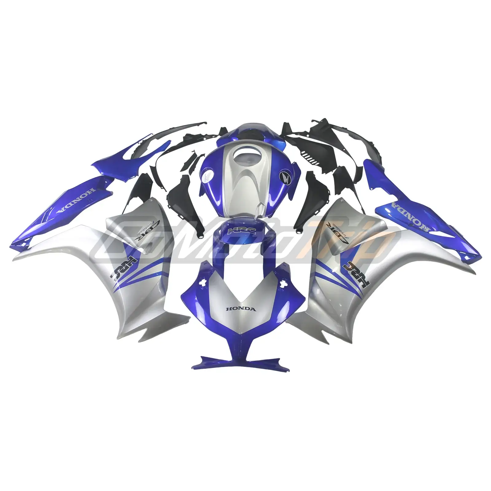 2012-2016 Honda CBR1000RR Blue Silver Fairing 1