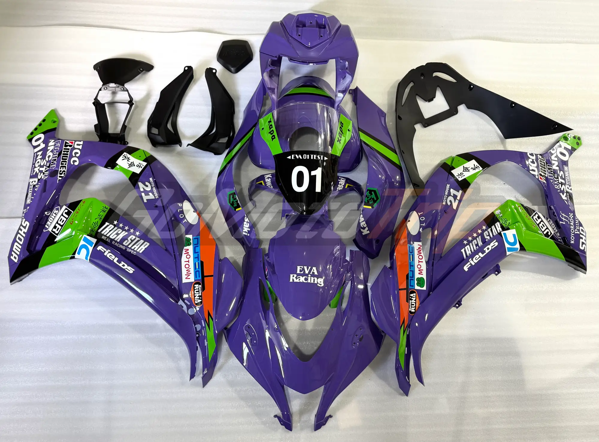 2016-2020 Kawasaki Ninja ZX-10R Evangelion Fairing 1