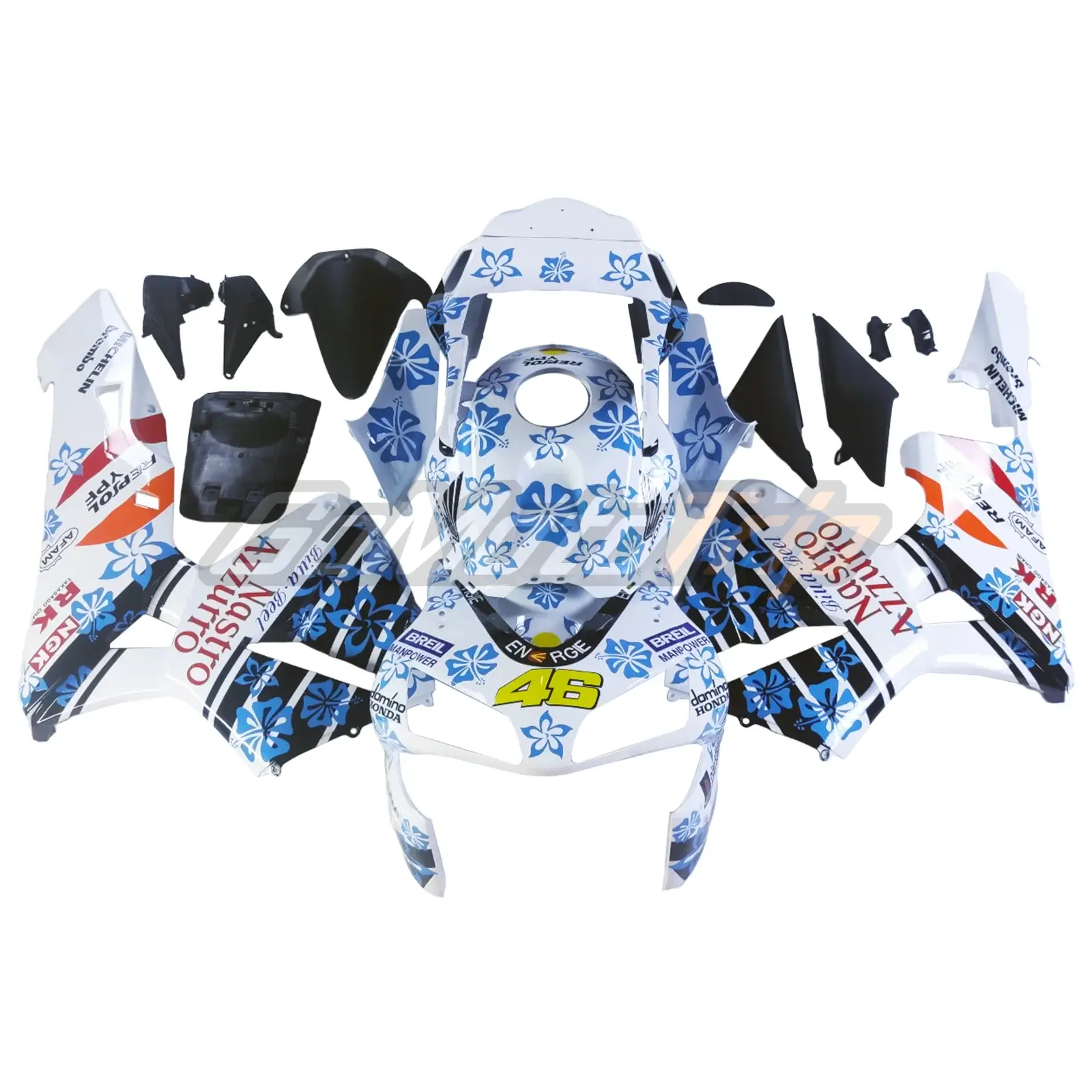 2003-2004 Honda CBR600RR NSR-500-Mugello-2001-Rossi Fairing 1